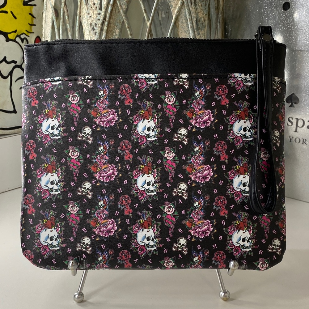 Ed Hardy clutch Wristlet